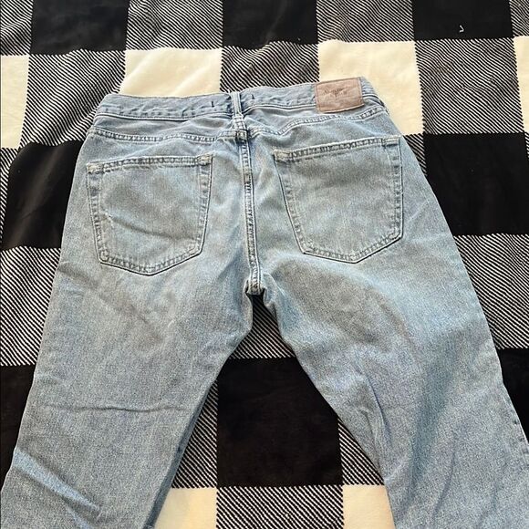 Abercrombie & Fitch Light Blue Distressed Jeans - Picture 3 of 3